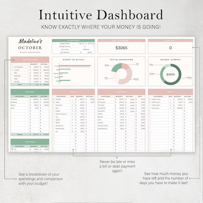 Professional Budget Planner  Track Your Finances Easily