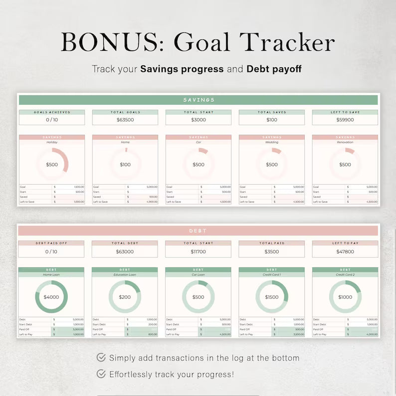 Professional Budget Planner  Track Your Finances Easily